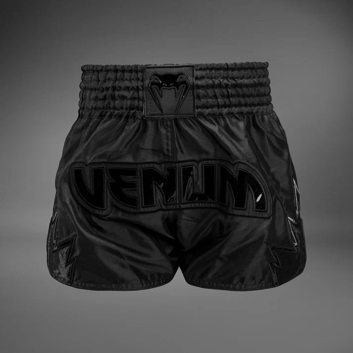 INFERNO MUAY THAI SHORTS - BLACK/BLACK